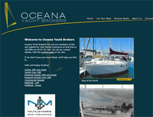 Tablet Screenshot of oceanayacht.com
